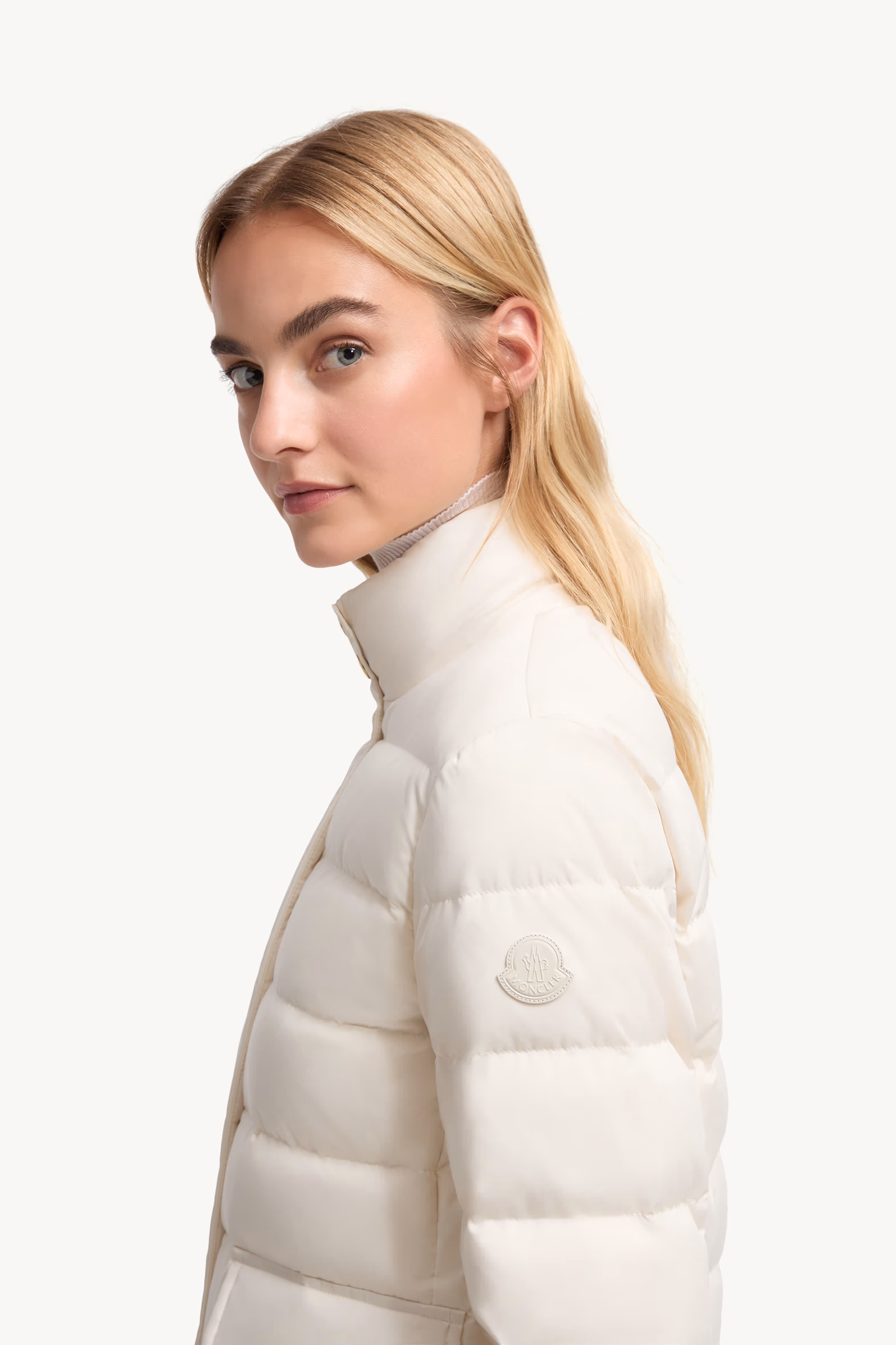 Doudoune courte Bessettes Femmes Blanc Ivoire Moncler 4